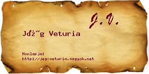 Jég Veturia névjegykártya